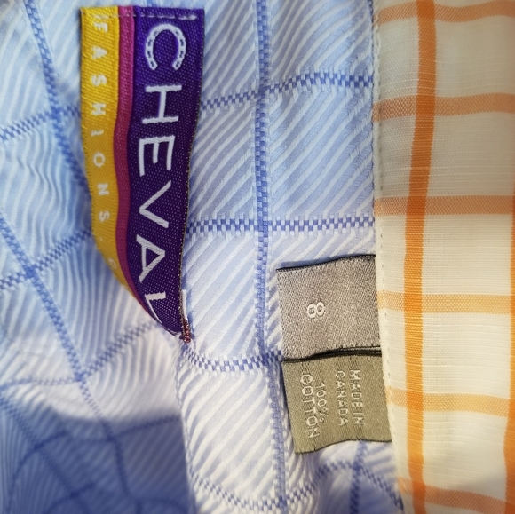 Cheval Equestrian Show Shirt Button down Top Blue - Picture 6 of 9